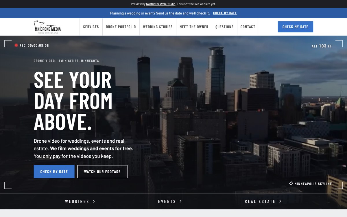 MN Drone Media website